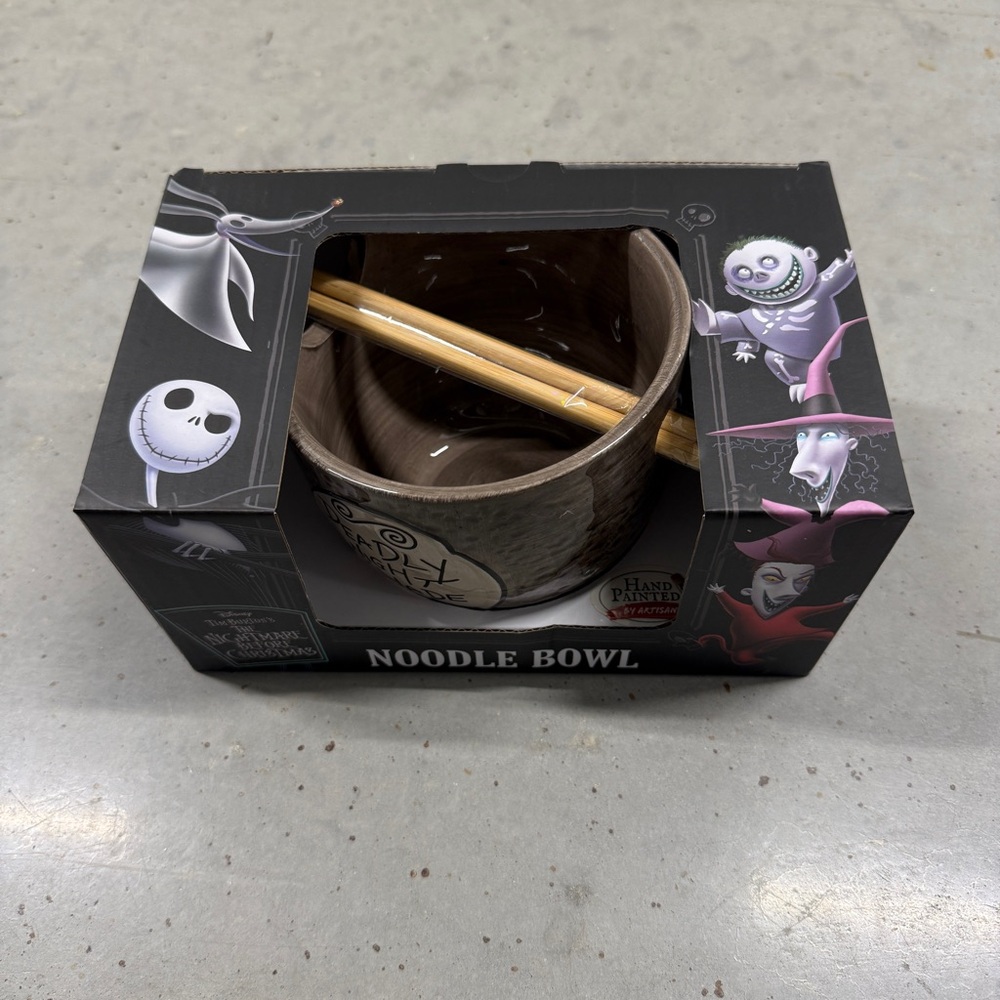 Disney “Tim Burton’s The Night Before Christmas” Noodle Bowl Set